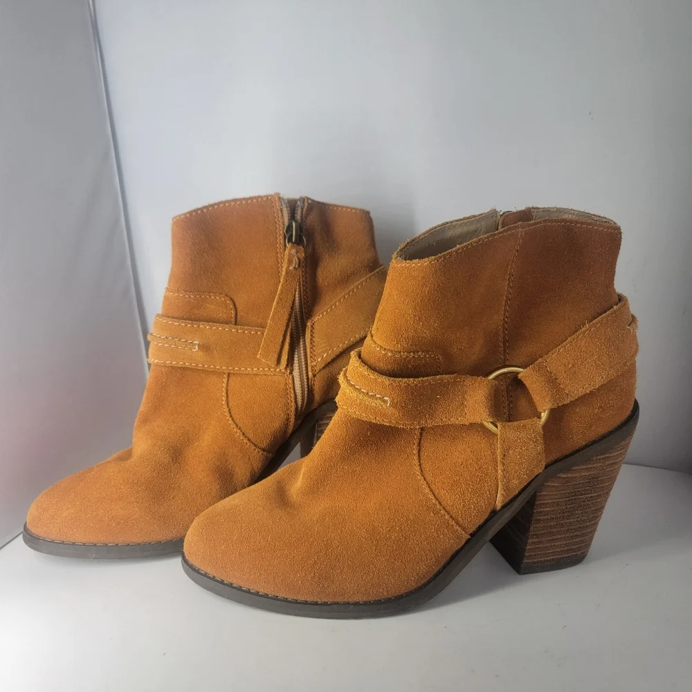 Kelsi Dagger Brooklyn Suede Leather‎ Boots SZ 6